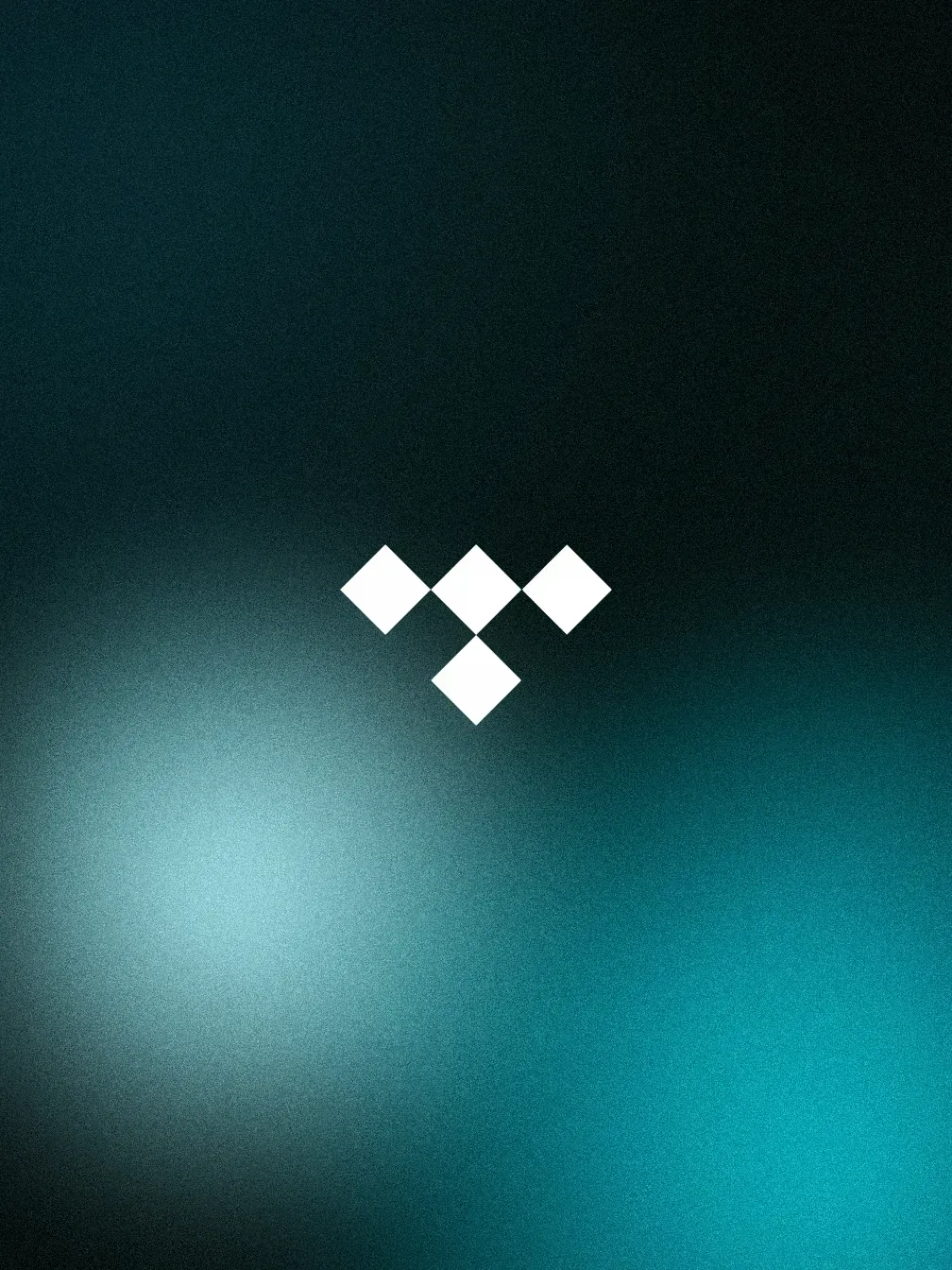 TIDAL MCP, the MCP server for the TIDAL music streaming API: logo on a grainy cyan gradient